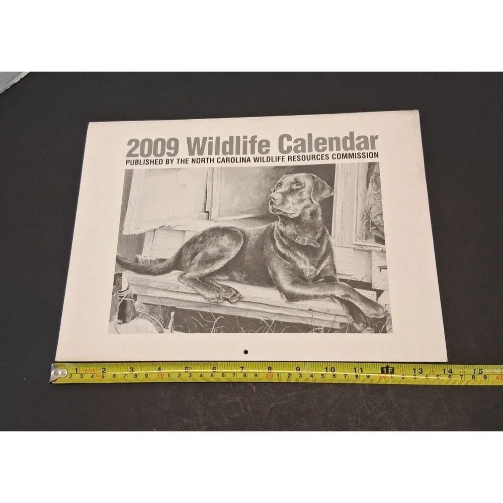 North Carolina Wildlife Commission wall calendar